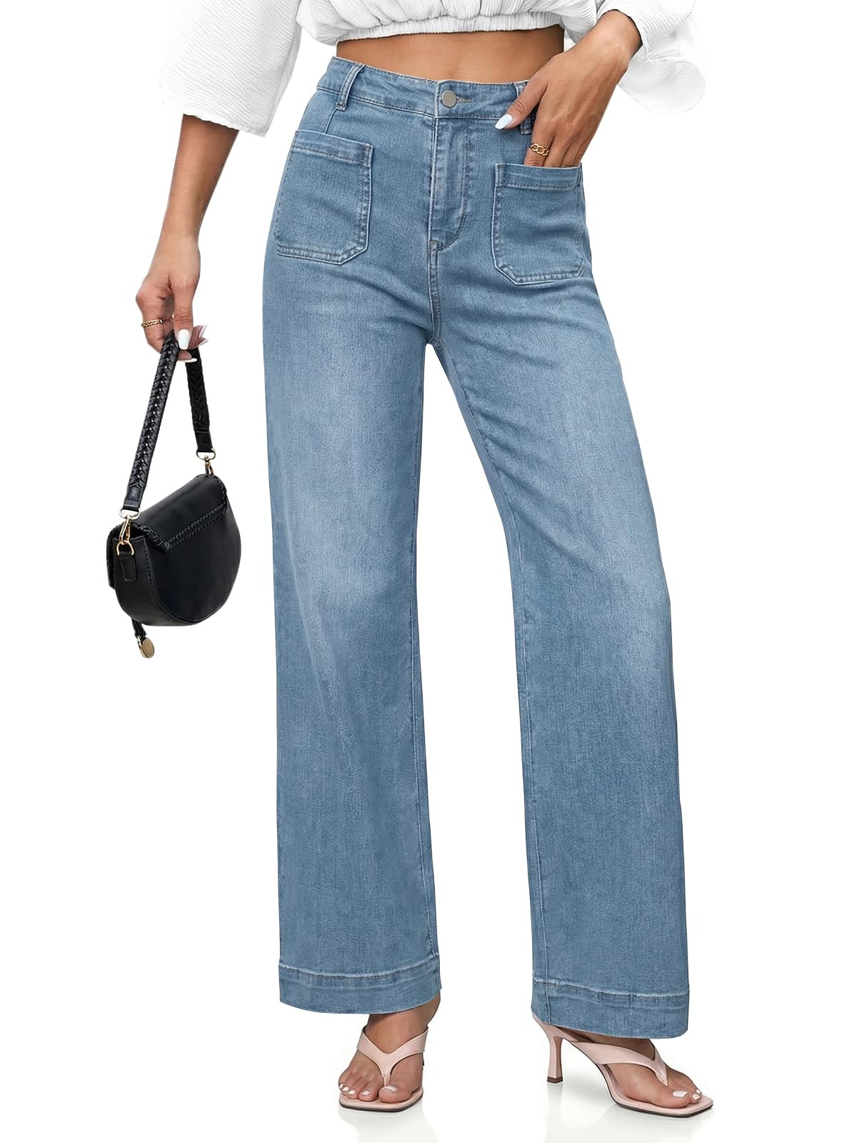 Cicy Bell Wide Leg Jeans