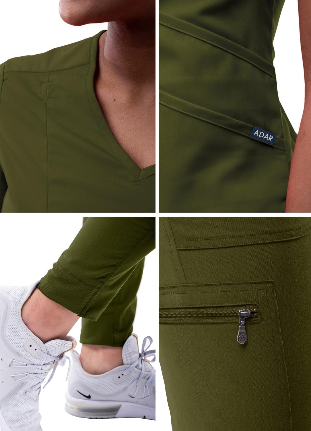 Adar Pro Erica Moderna Atletica Impostata Per Donna - Moderna V-Collo Top & Yoga Pareggiatrice