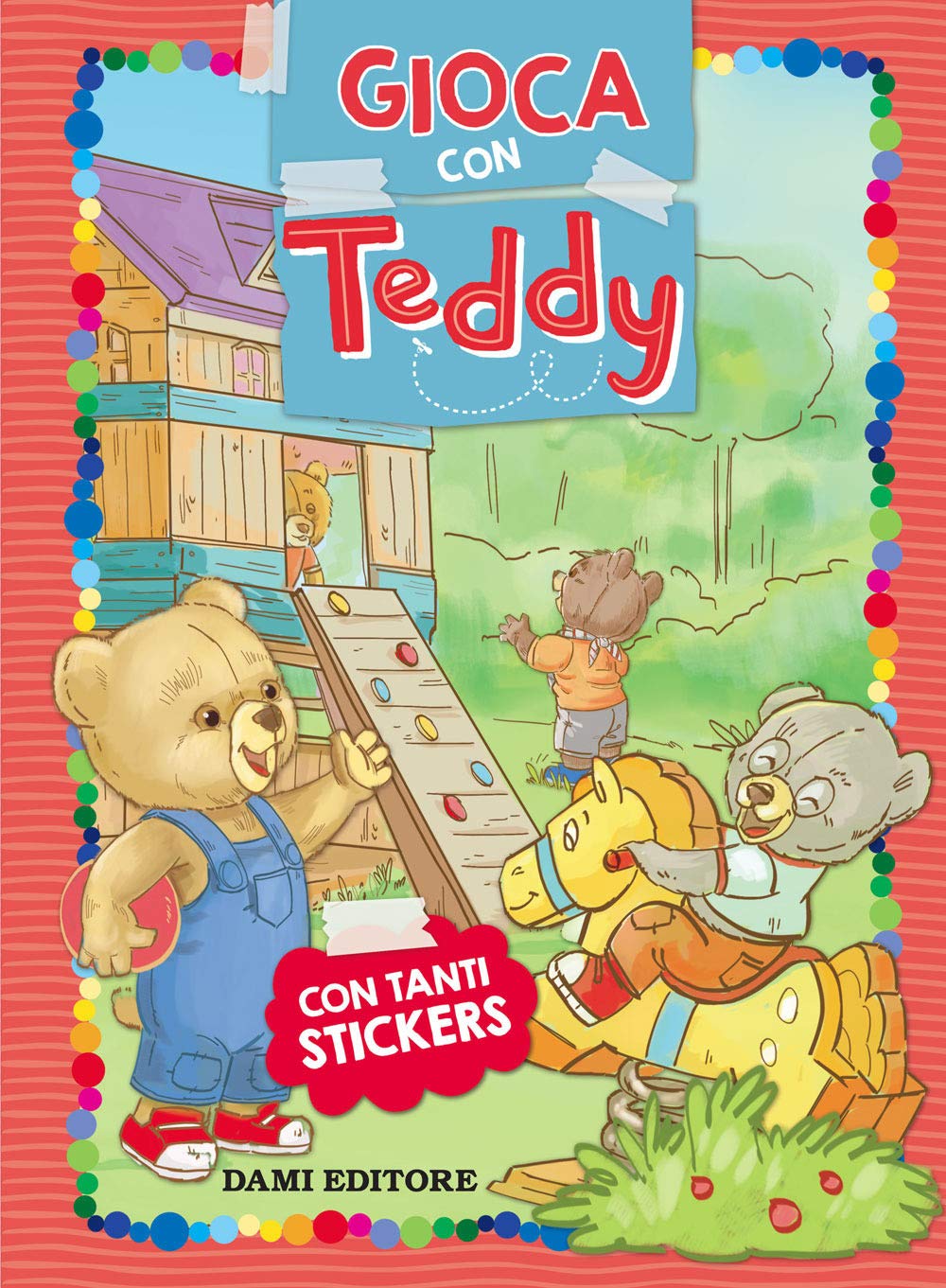 Gioca con Teddy. Con adesivi