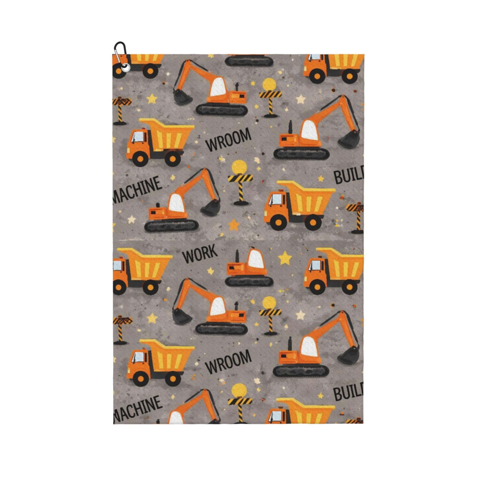 BSDFGSDD Construction Machines Cars Tractor Golf Towel 24 x 16 inches
