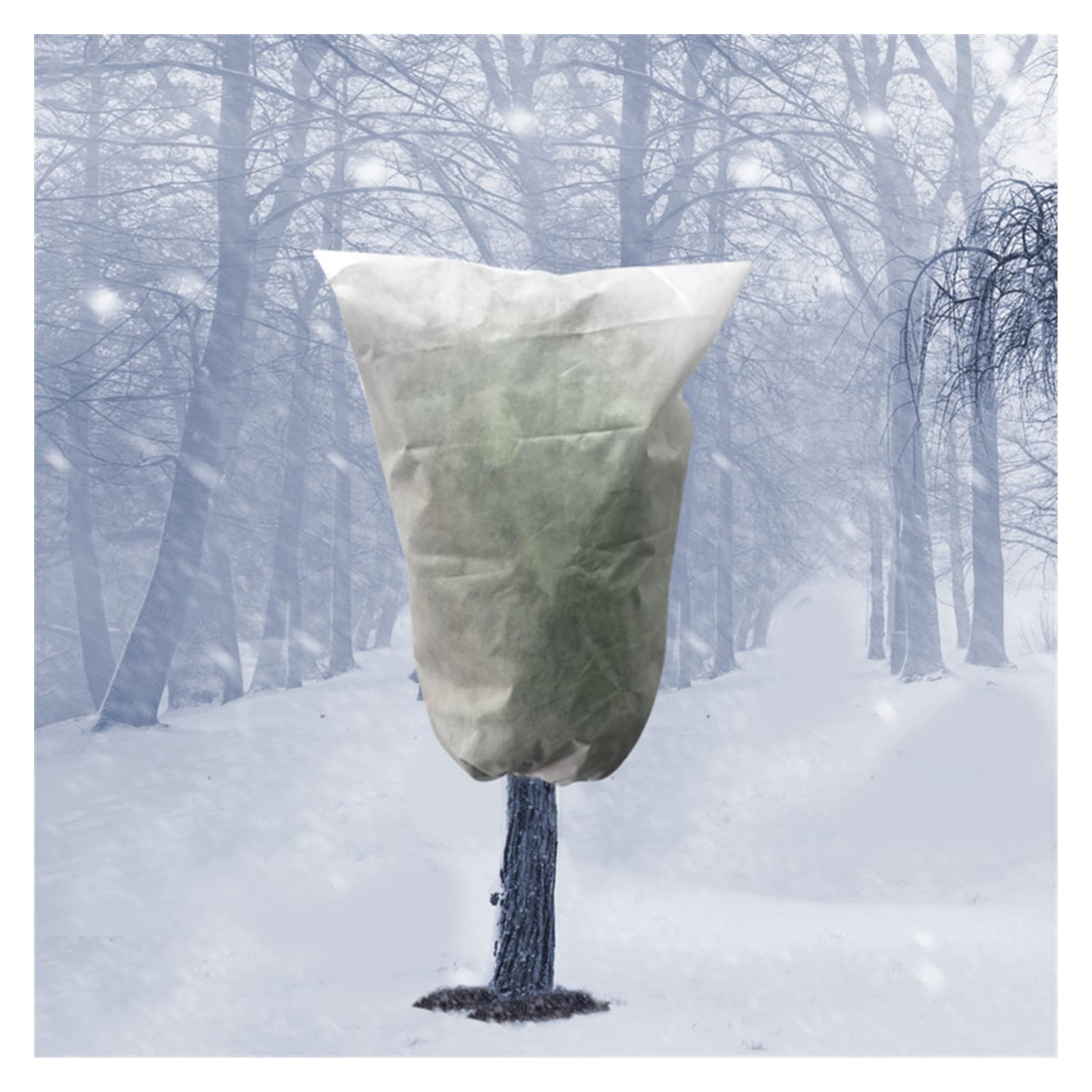 Copertura vegetale Coperture for piante con coulisse invernale Borse for coperture protettive for piante calde Coperta in tessuto antigelo Protezione for alberi da frutto Copertura in vaso for piante