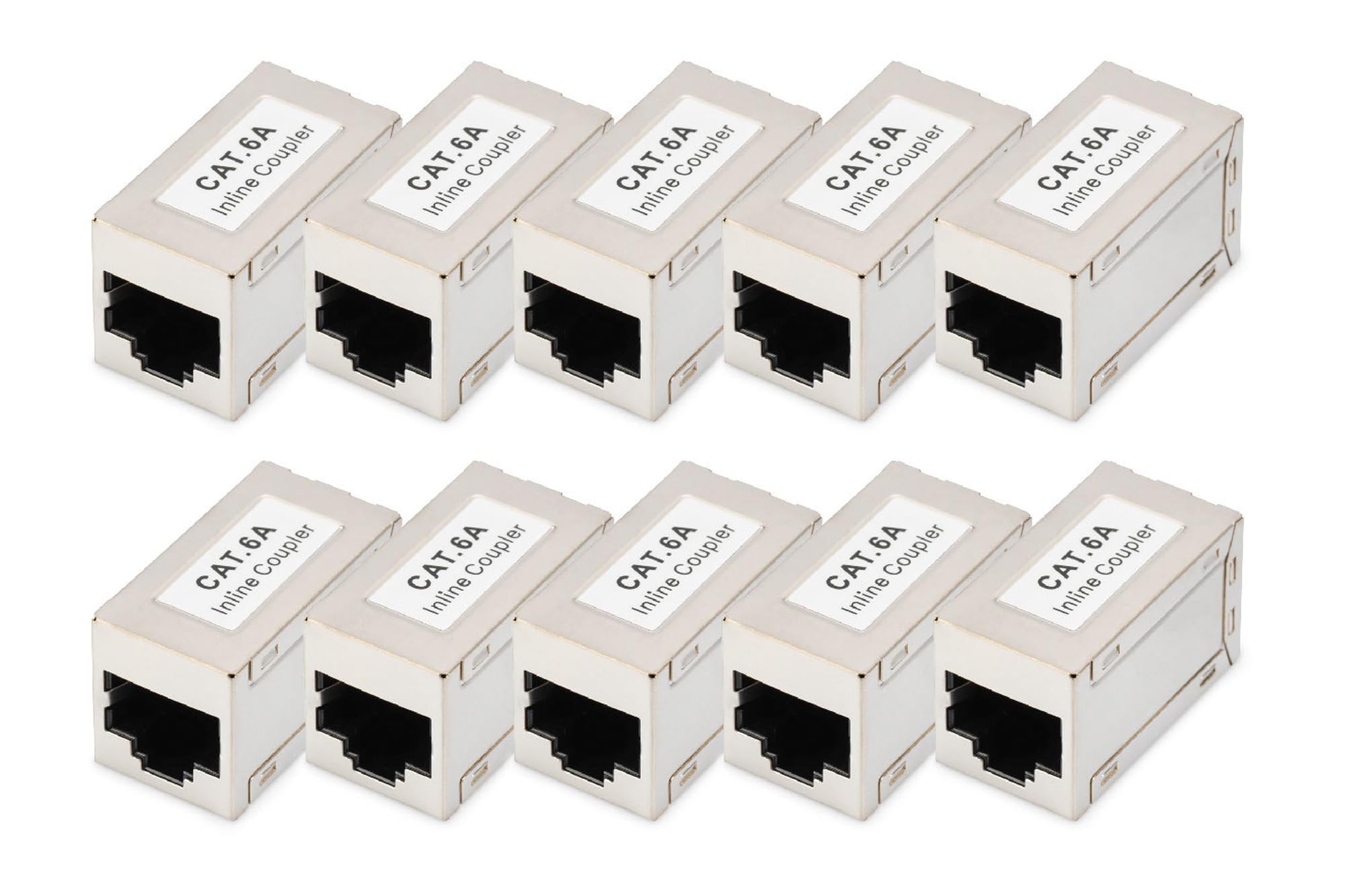 Digitus Cat 6A Modular Couplers. Shielded -10 Pieces