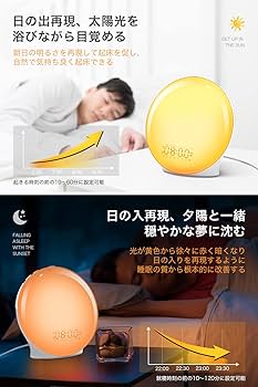 光で起きる目覚まし時計 楽天市場】【56%OFF♪SS限定】 目覚ましライト 目覚まし時計 光
