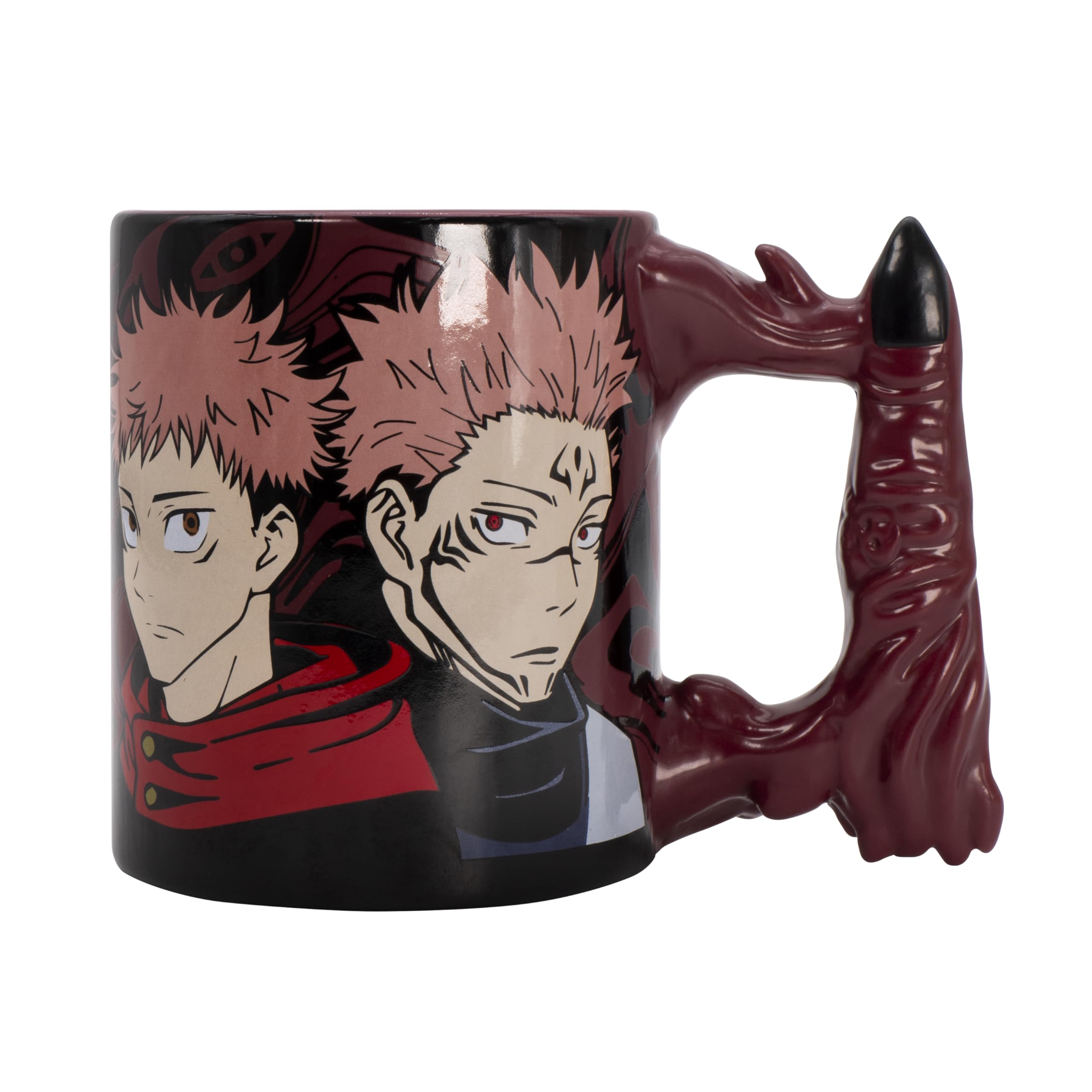Abystyle Red Jujutsu Kaisen Sukuna's Finger 3D Ceramic Novelty Coffee & Tea 460Ml / 15.5Oz Mug