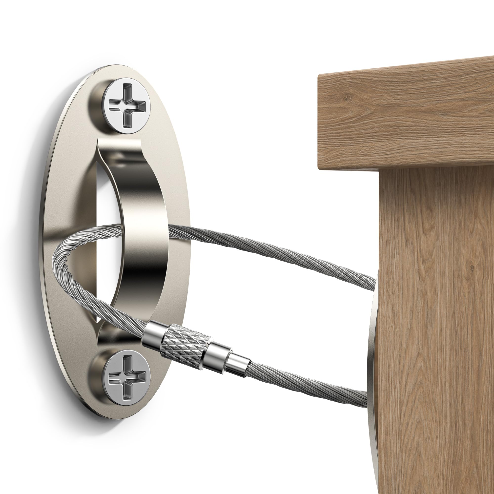 Kippsichere Möbelanker für Babysicherung, Möbel-Wandanker, Sicherung von 227 kg, für die Sicherheit von Kindern, erdbebensichere Gurte für Kommode, Schreibtisch, Kleiderschrank, 2 Packungen