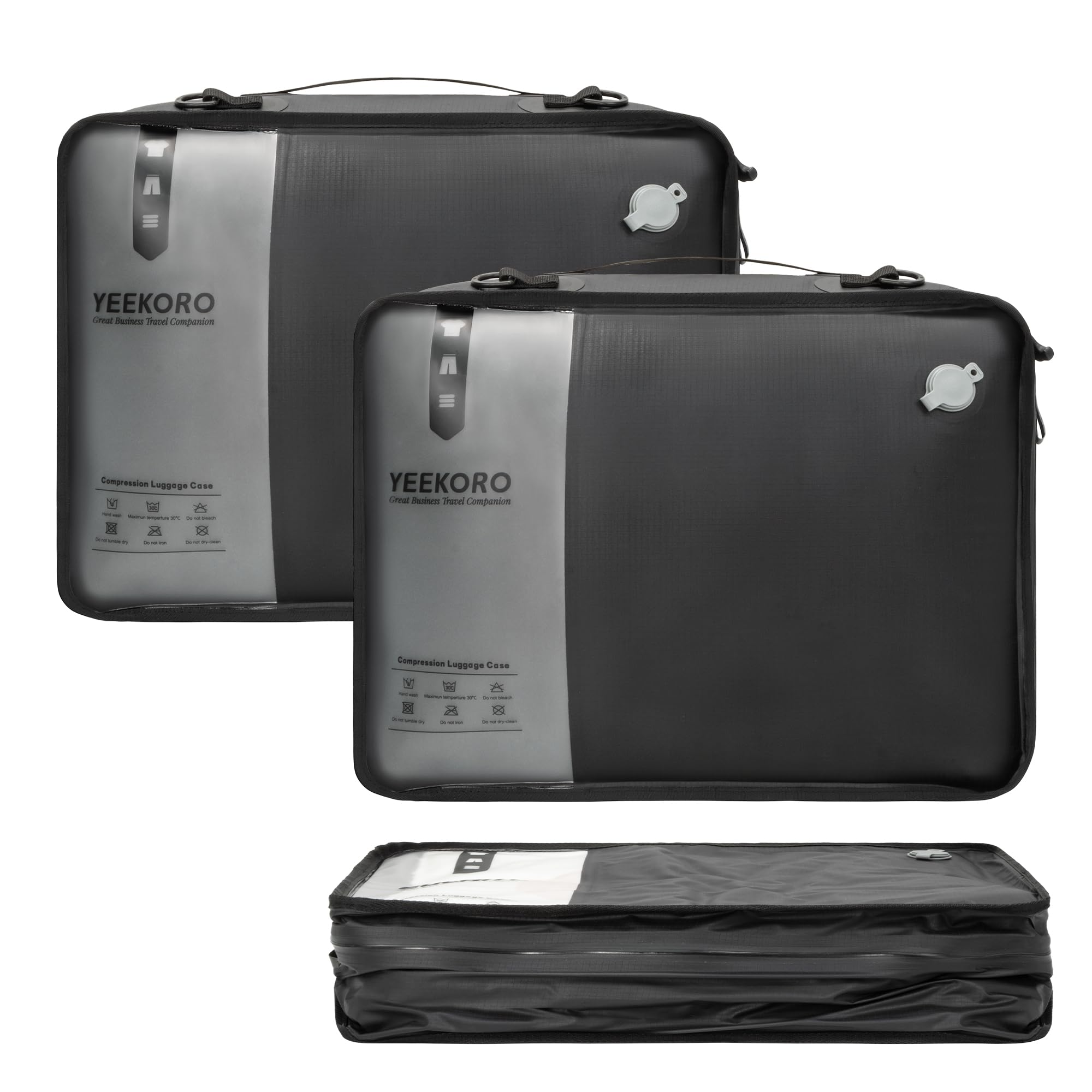Cubos de embalaje para viajes, bolsas al vacío para viajes de negocios, cubos de embalaje de compresión para maletas, bolsas organizadoras para equipaje para mujeres y hombres accesorios de