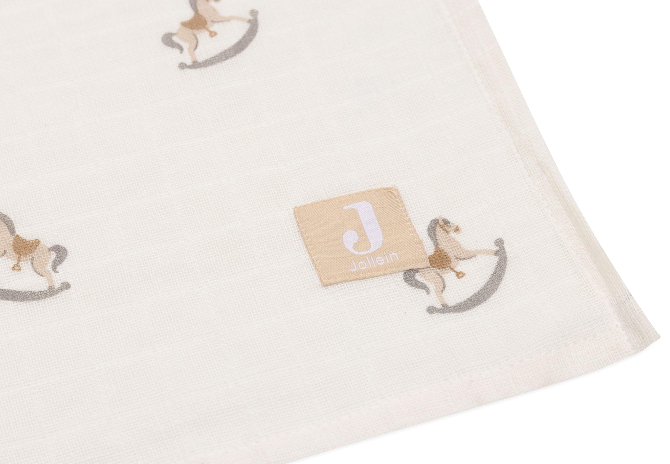 Jollein Muslin Cloth Baby - Nostalgic Ride - Pack of 2-115 x 115 cm - 100% Cotton - Burp Cloths Baby - Oeko-Tex Certified - Image 3