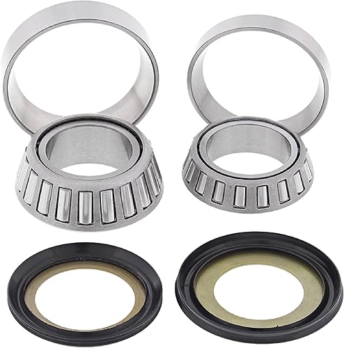 All Balls Kit de rodamientos de dirección de carreras 22-1033 compatible con/repuesto para freno de tambor Yamaha TTR125 2000-2003, freno de tambor