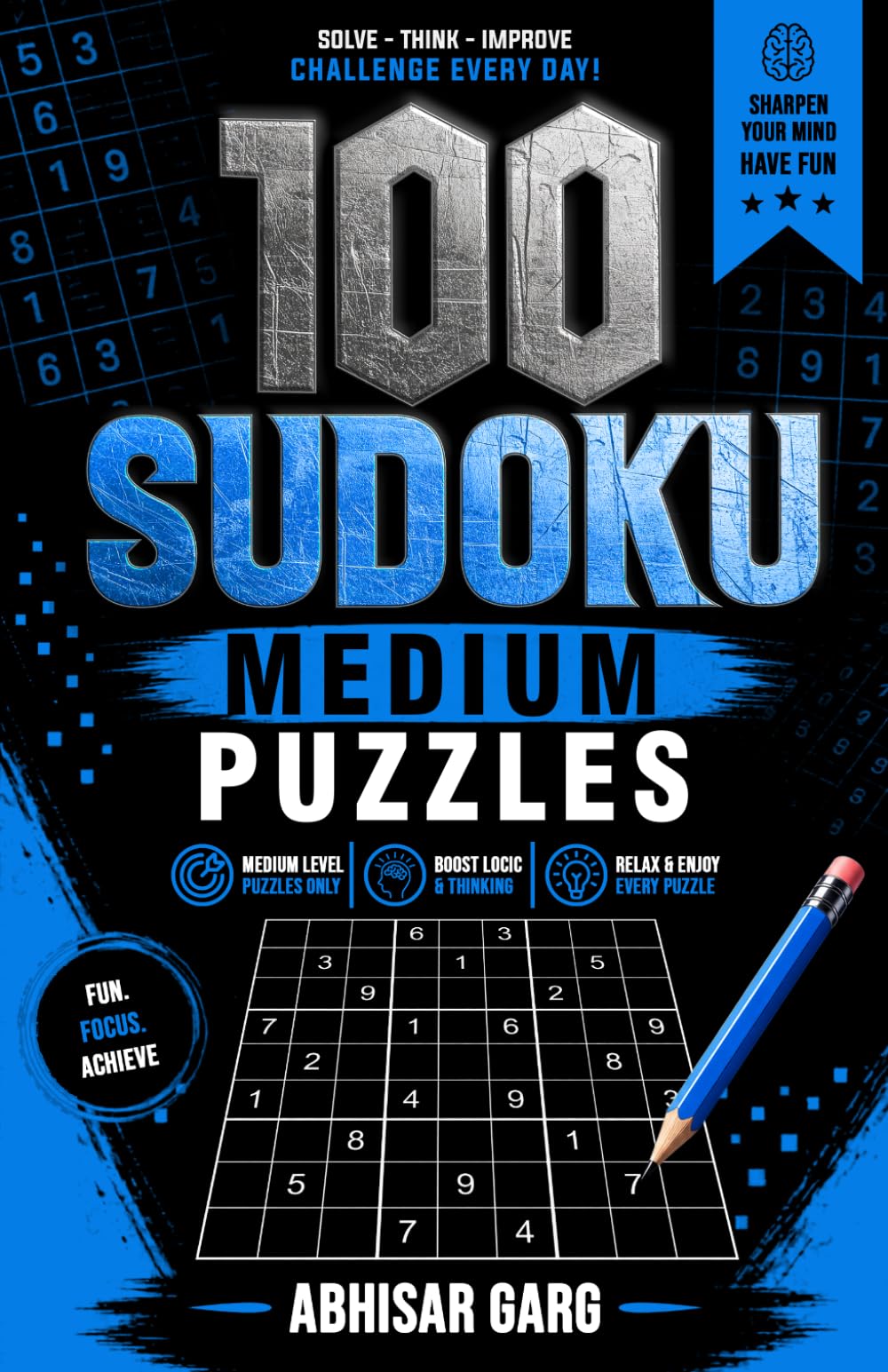 100 Sudoku Puzzles – Medium (Sudoku Master Collection)