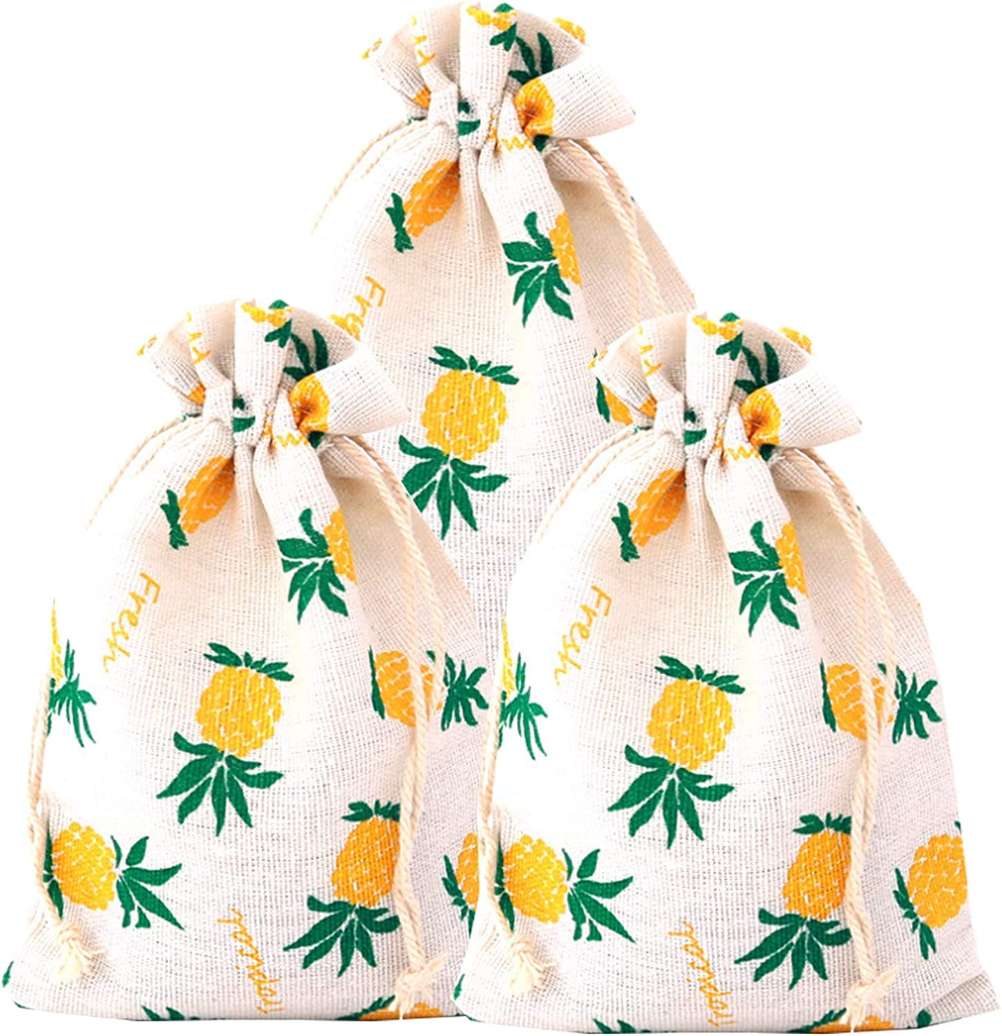Sponsored Ad – Pineapple Gift Treat Bags Drawstring Gift Bag Pineapple Favor Bag for Wedding Bridal Shower Birthday Party Hawaiian, Summer Beach Tropical Party Decorations