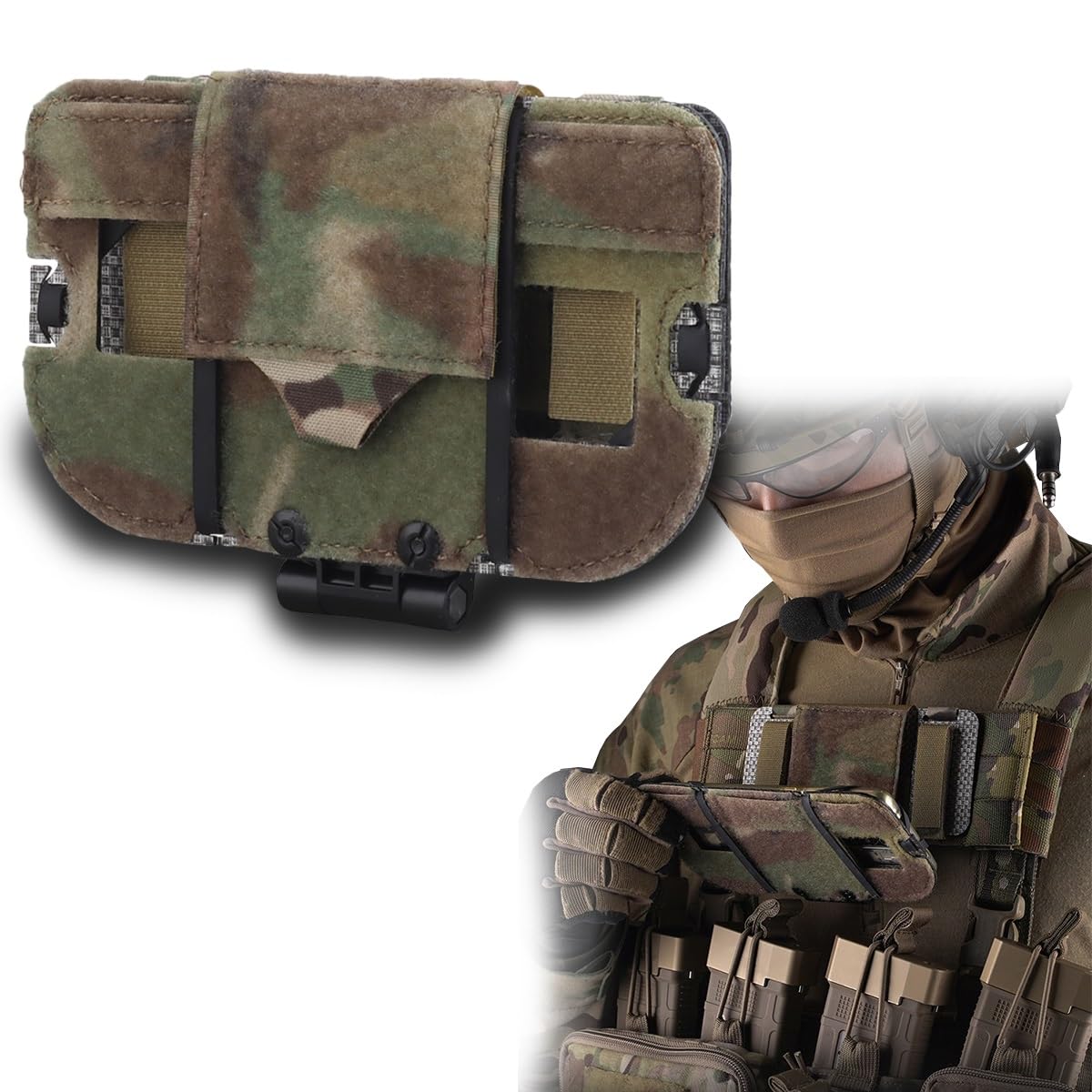 OneTigris Tactique olle Portable Phone Titulaire, Universel Support de