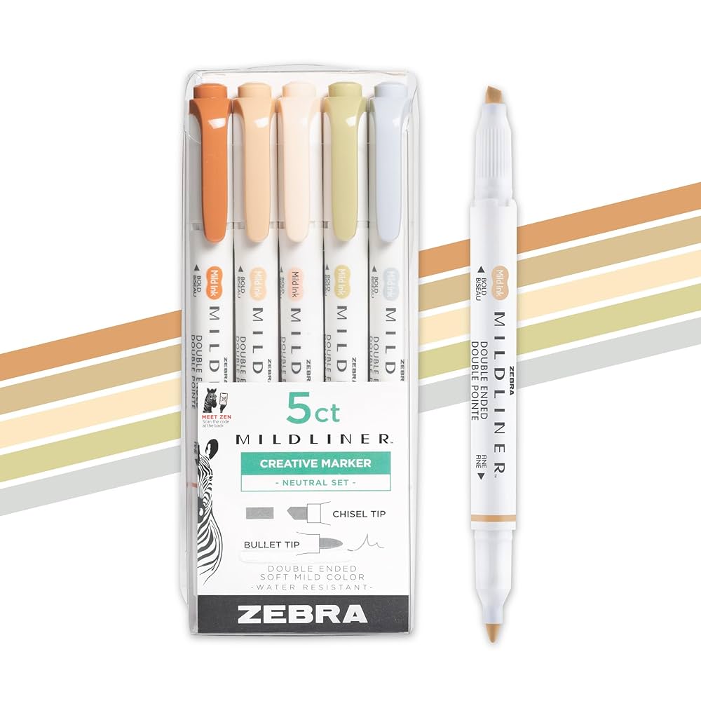 Amazon.co.jp: Zebra Pen Mildliner Double Ended Highlighter