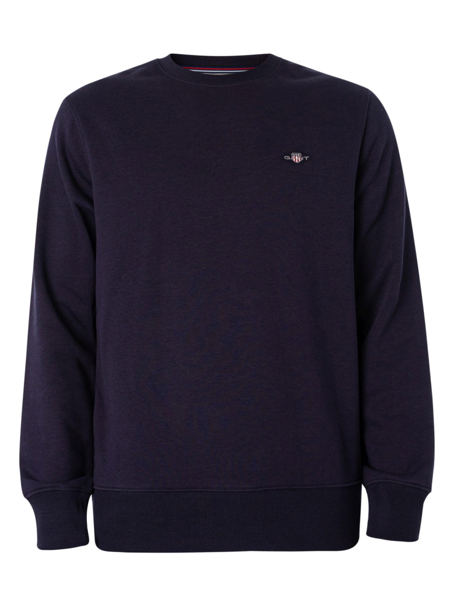 GANT Herren Reg Shield C-neck Sweat LOGO RUNDHALSPULLOVER