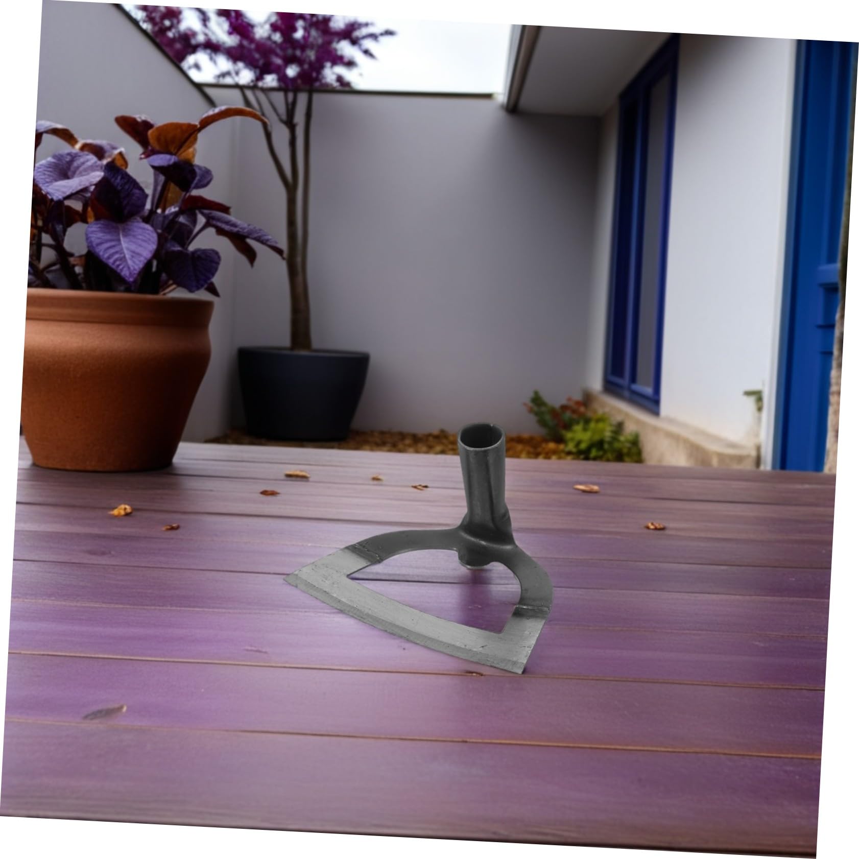 NOLITOY 2 Pièces Houe Creuse Jardin Creuse Légère Outil Désherber Multifonction Acier Inoxydable Ergonomique pour Jardinage et Agriculture
