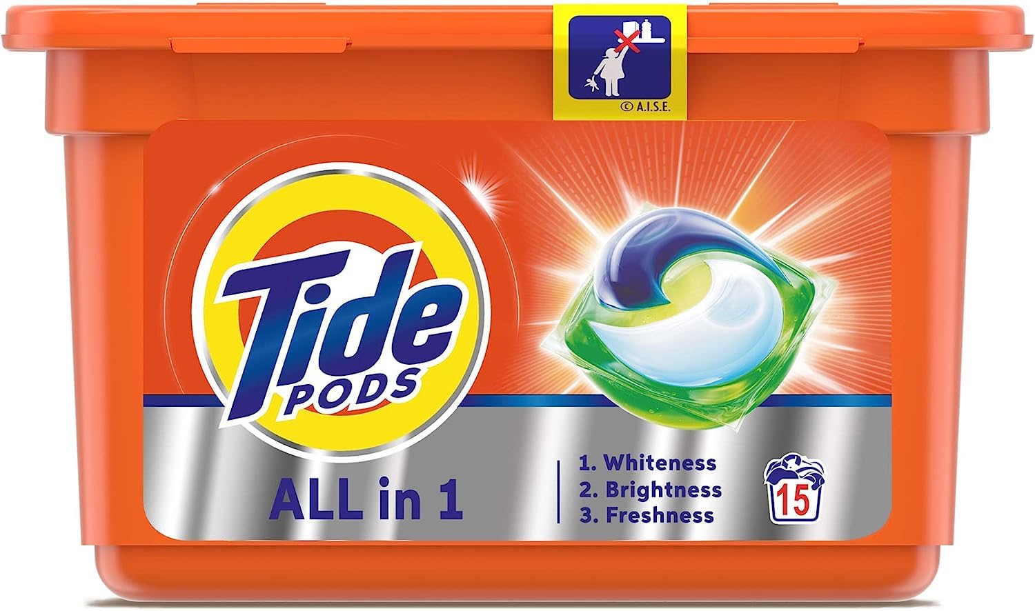 Tide All in 1 Pods Original Scent, 15 Count