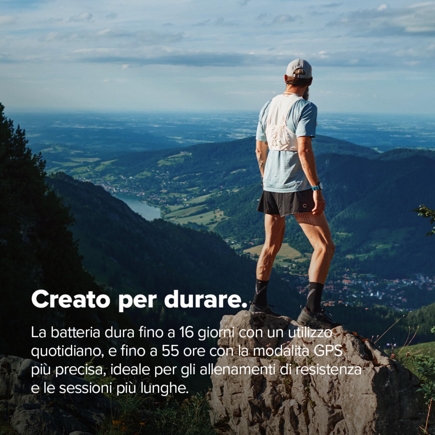 SUUNTO Race 2 Orologio Sportivo GPS, 115+ Modalità Sportive, GPS Dual-Band, Display AMOLED Ampio, Batteria fino a 16 Giorni, Mappe Offline Globali, per Corsa, Ciclismo e Allenamento Outdoor