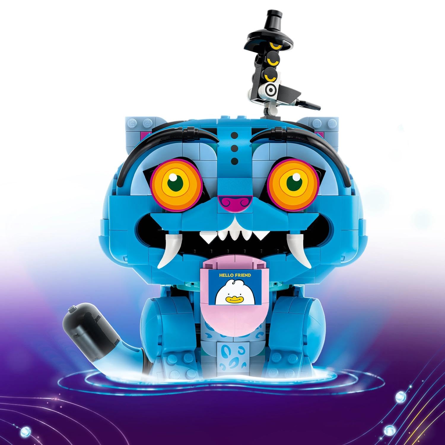 LEGO KPop Demon Hunters Derpy la Tigre e Sussie la Gazza - Gioco K-Pop con 2 Animali e Vaso di Fiori - Decorazione da Cameretta - Regalo per Bambine e Bambini da 9 Anni in su a Tema Musicale - 72537
