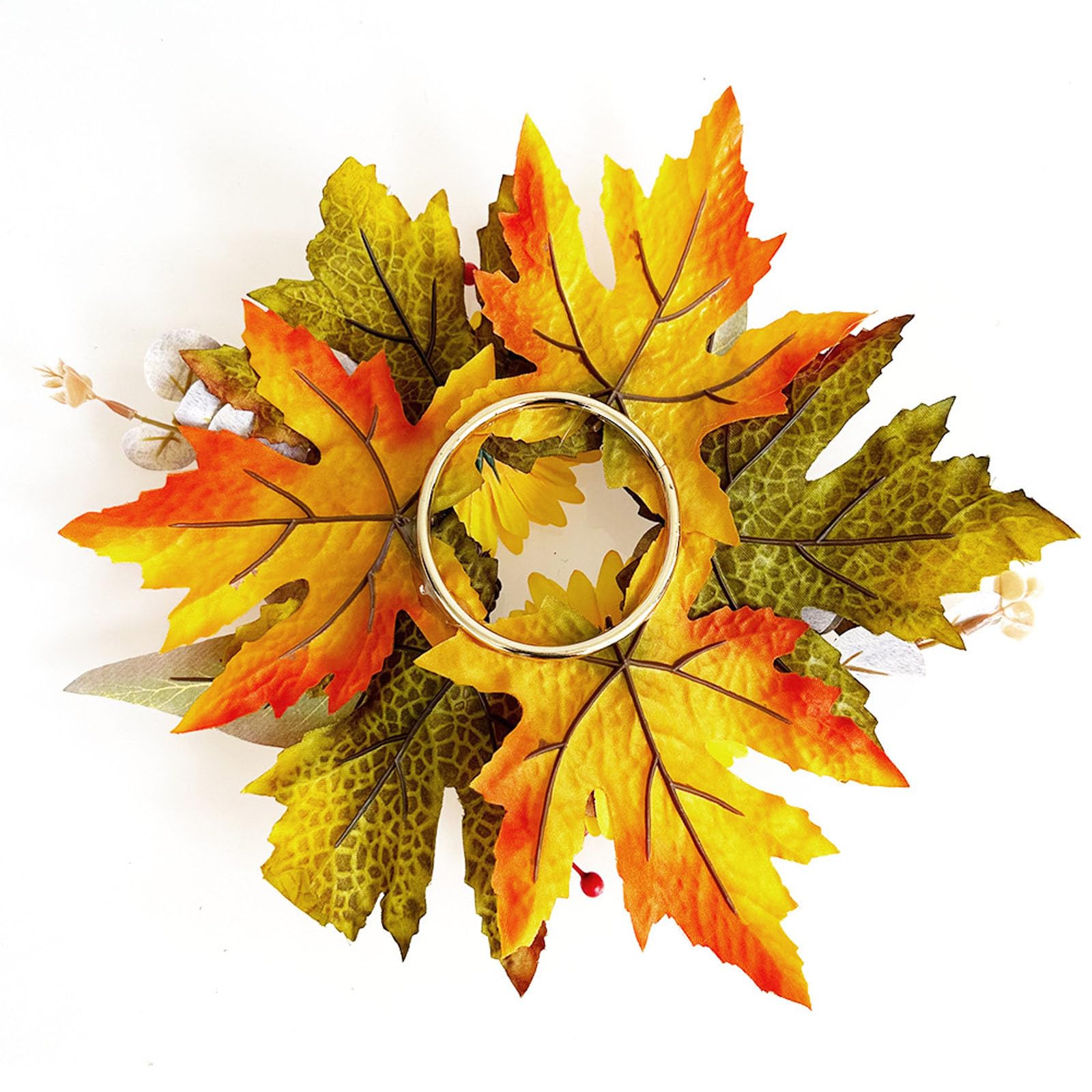 Dekorativer Kranz, Herbst-Erntedank-Halloween-Dekorationen, Herbstkranz für die Verandatür, Herbst-Haustürkranz, Sonnenblumenkranz, Fenster-Wanddekoration