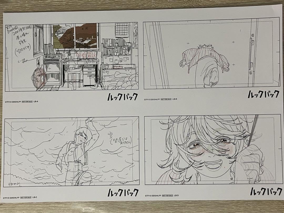 Amazon.co.jp: ルックバック 原画シート特典ポストカード : おもちゃ