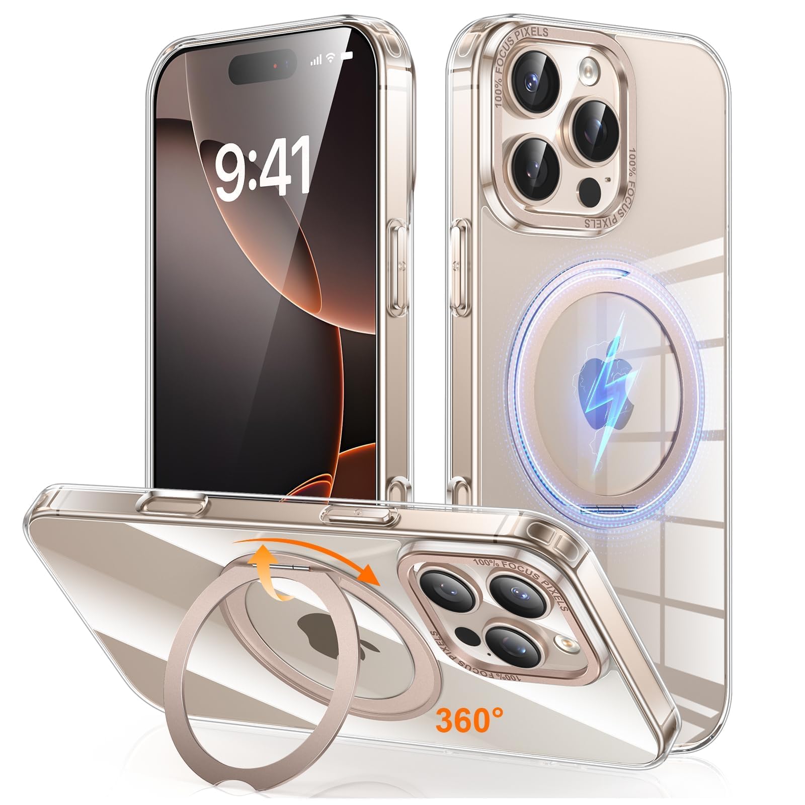 iPhone 16 Pro Max 用 ケース Magsafe対応 ワイヤレス充…