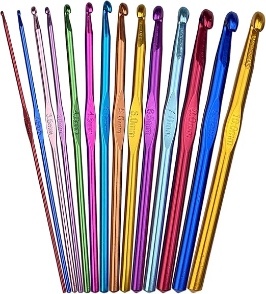 Dicsonizea 14Pcs Crochet Hooks Set, Crochet Needles high Quality