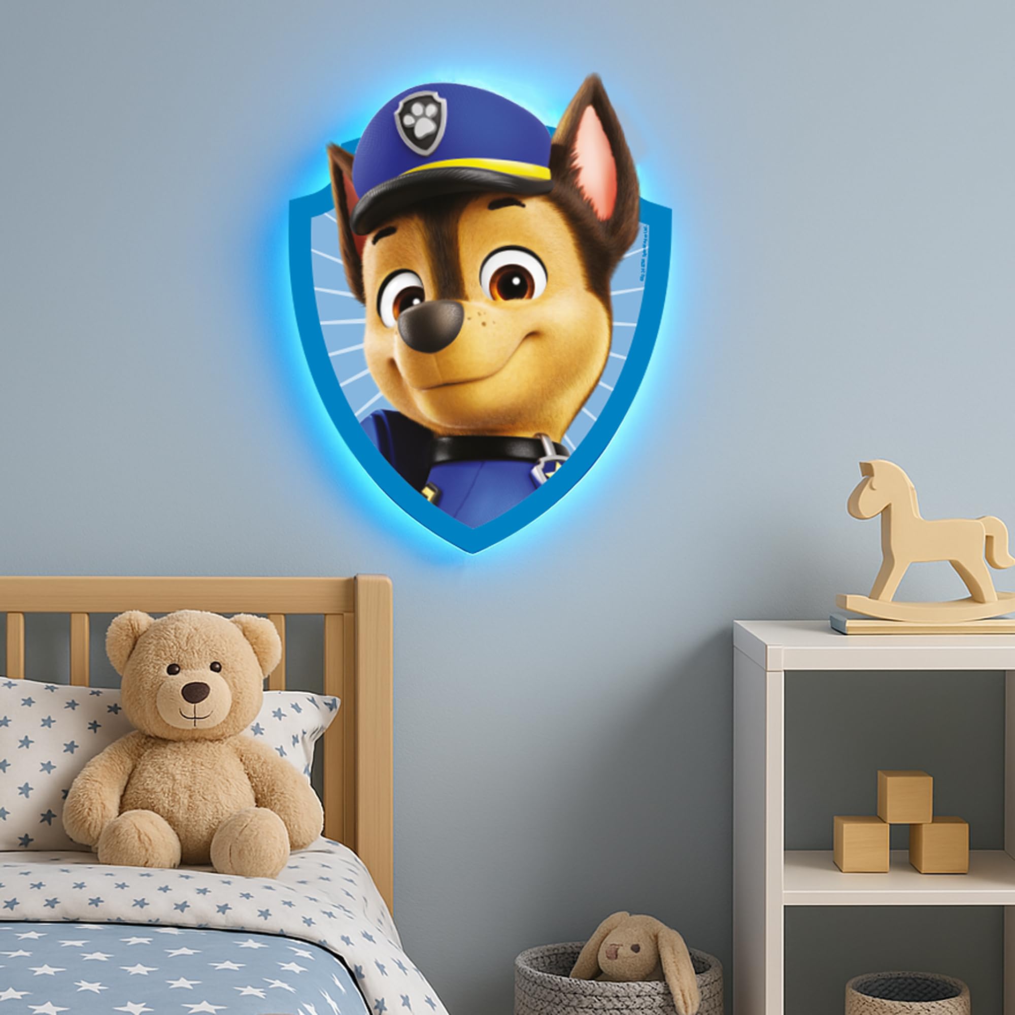 Themed Paw Patrol Chase LED Backlit Wallpop