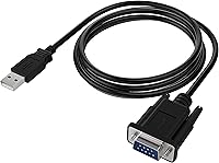 Vista 1 de SABRENT - Cable adaptador USB 2.0 a serie (9 pines) DB-9 RS-232 de 6 pies [con chipset FTDI] (CB-FTDI)