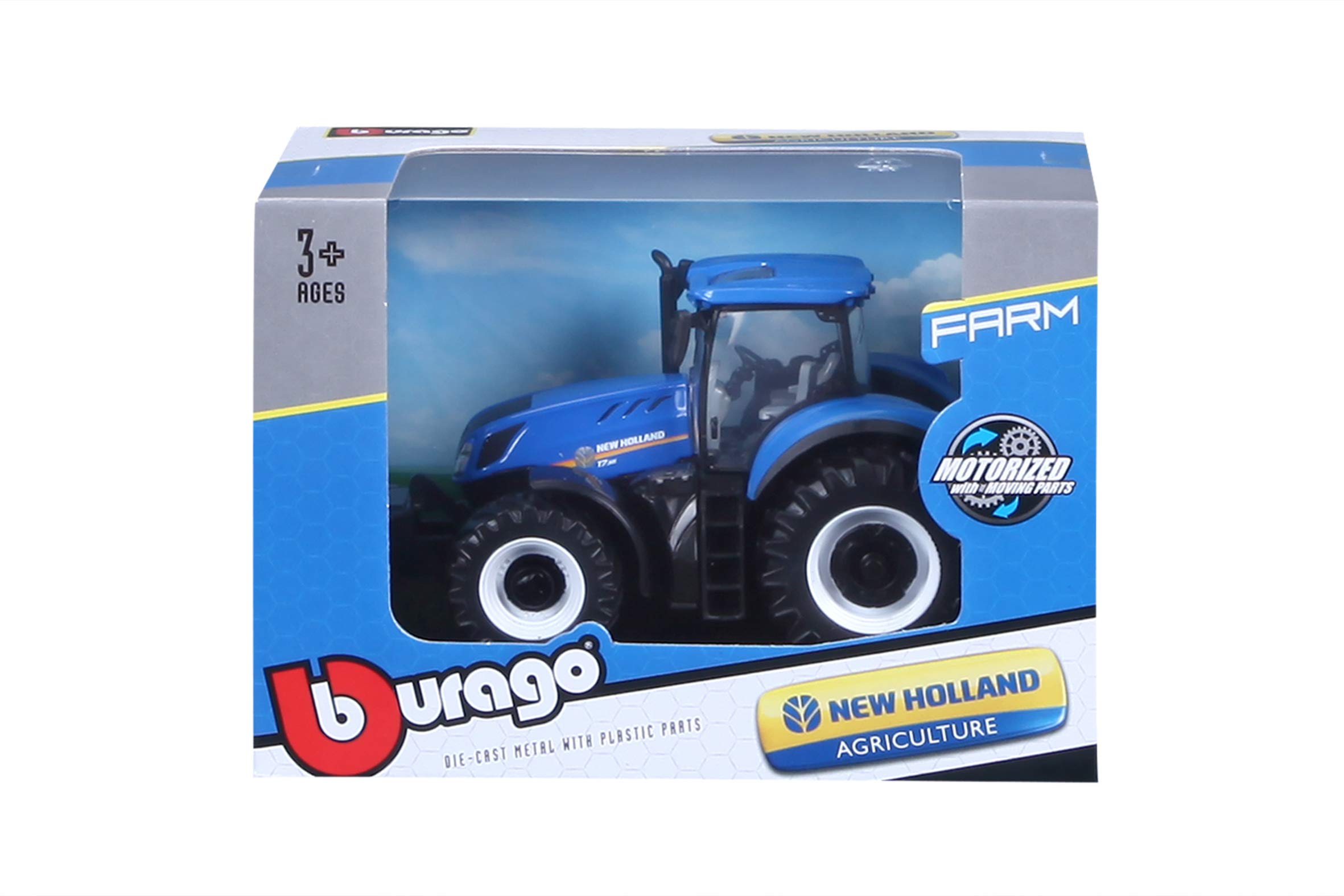 Bburago NEW HOLLAND T7.315 TRACTOR, Green, Small - Image 3