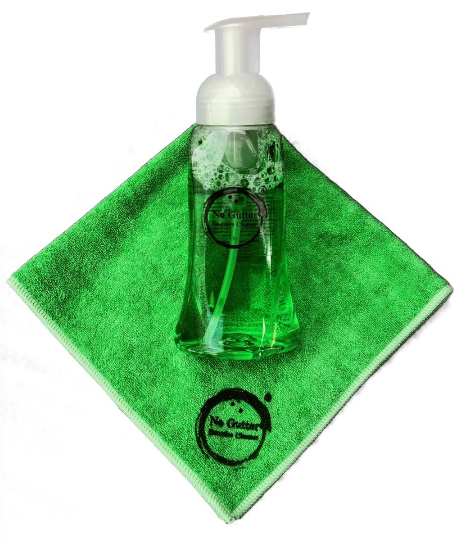 No Gutter Reactive Cleaner Bundle (Reactive Cleaner + Reactive Rag) Bowling Ball Reiniger Set