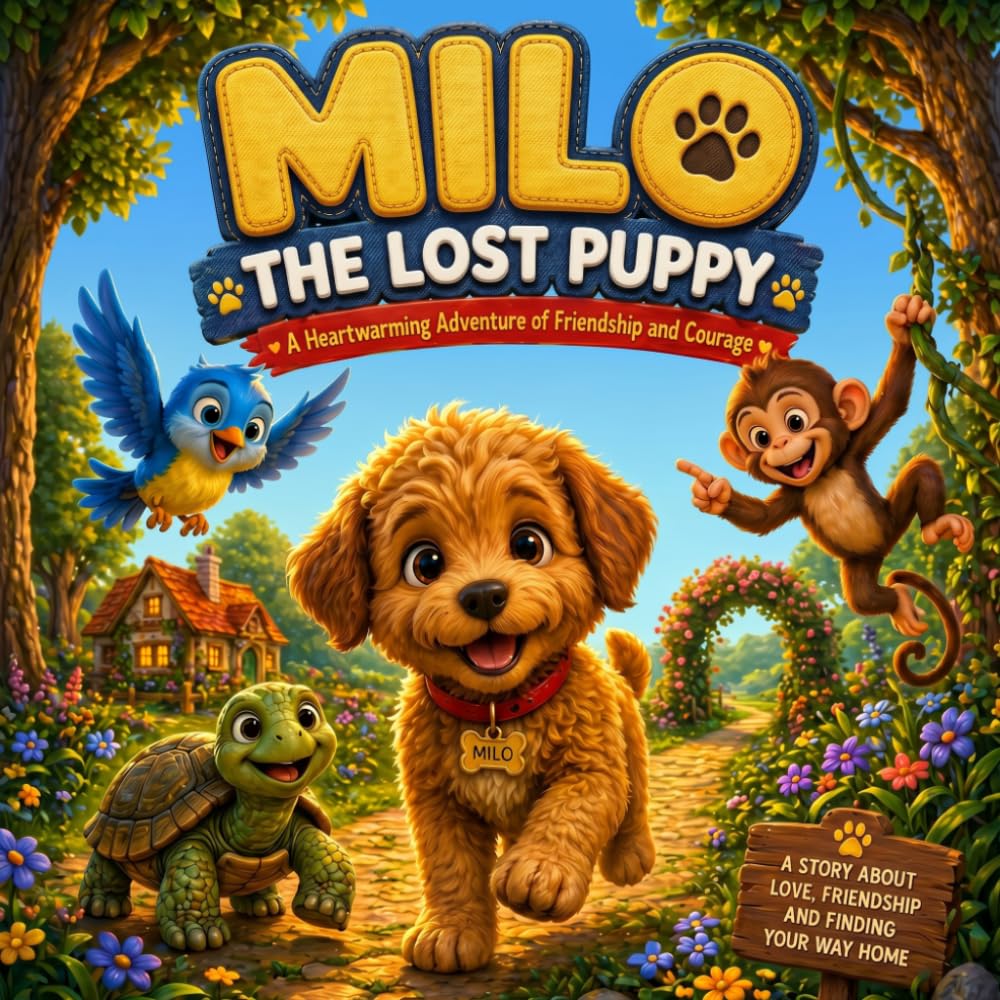 Milo the Lost Puppy: A Heartwarming Adventure of Friendship, Courage, and Finding the Way Home