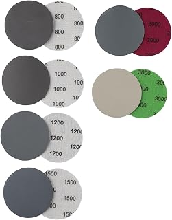 30-Piece Sanding Disc Set, Abrasive Paper with & Loop Backing for Quick Changes, for Wood, Metal & Paint Stripping