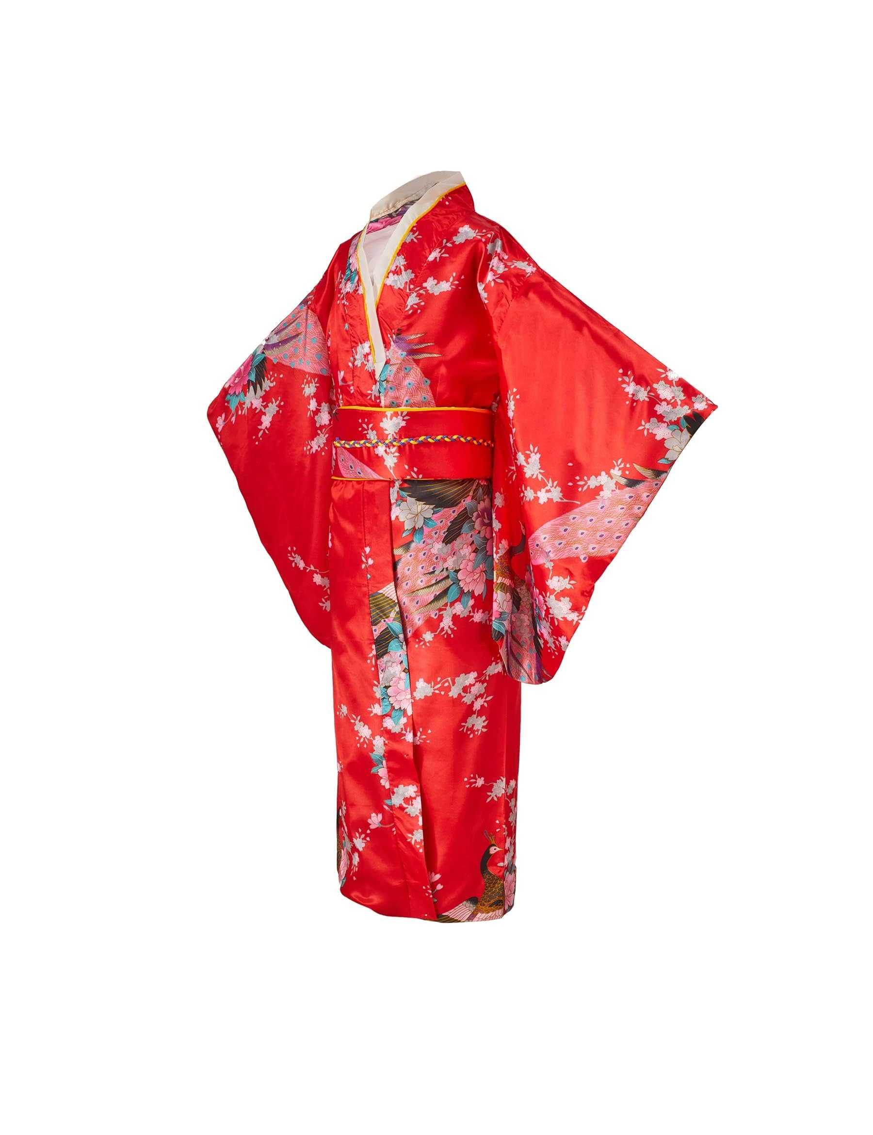 Yukata dziecięca japońska kimono tradycyjna sukienka jedwabna ślubna