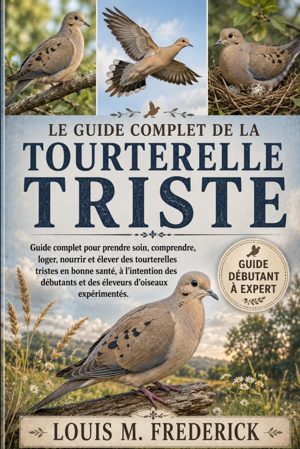 LE GUIDE COMPLET DE LA COUCHÉE DE Deuil: Guide complet pour prendre soin, comprendre, loger, nourrir et élever des tourterelles tristes en bonne ... et des éleveurs d'oiseaux expérimentés.