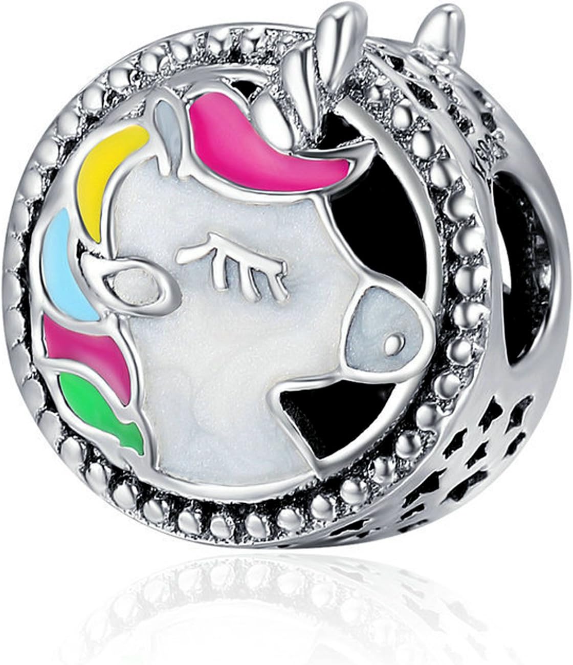 925 Sterling Silver Charm fit Snake Chain Charms Bracelet Necklace High-Heeled Shoes Dangle Charms AAA CZ Charms