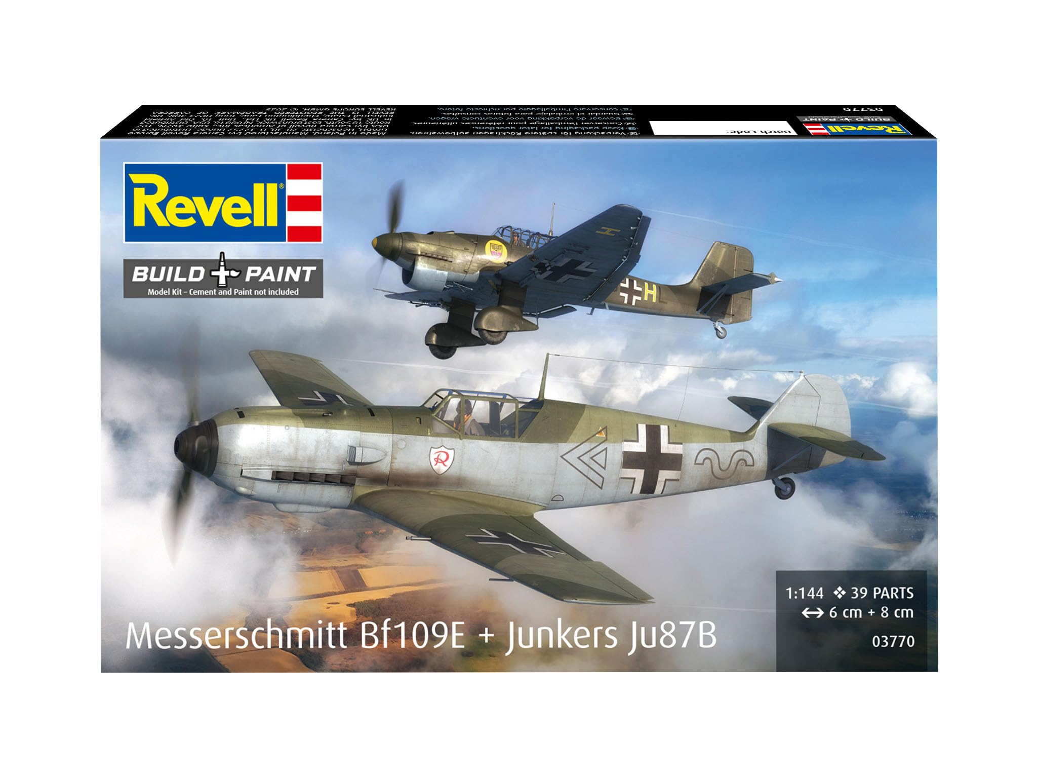 だ*♡様 戦闘機プラモ 1/144 6機セット(技MIX、ドイツレベル) Amazon | ドイツレベル 1/144 メッサーシュミット Bf109E & ユンカース