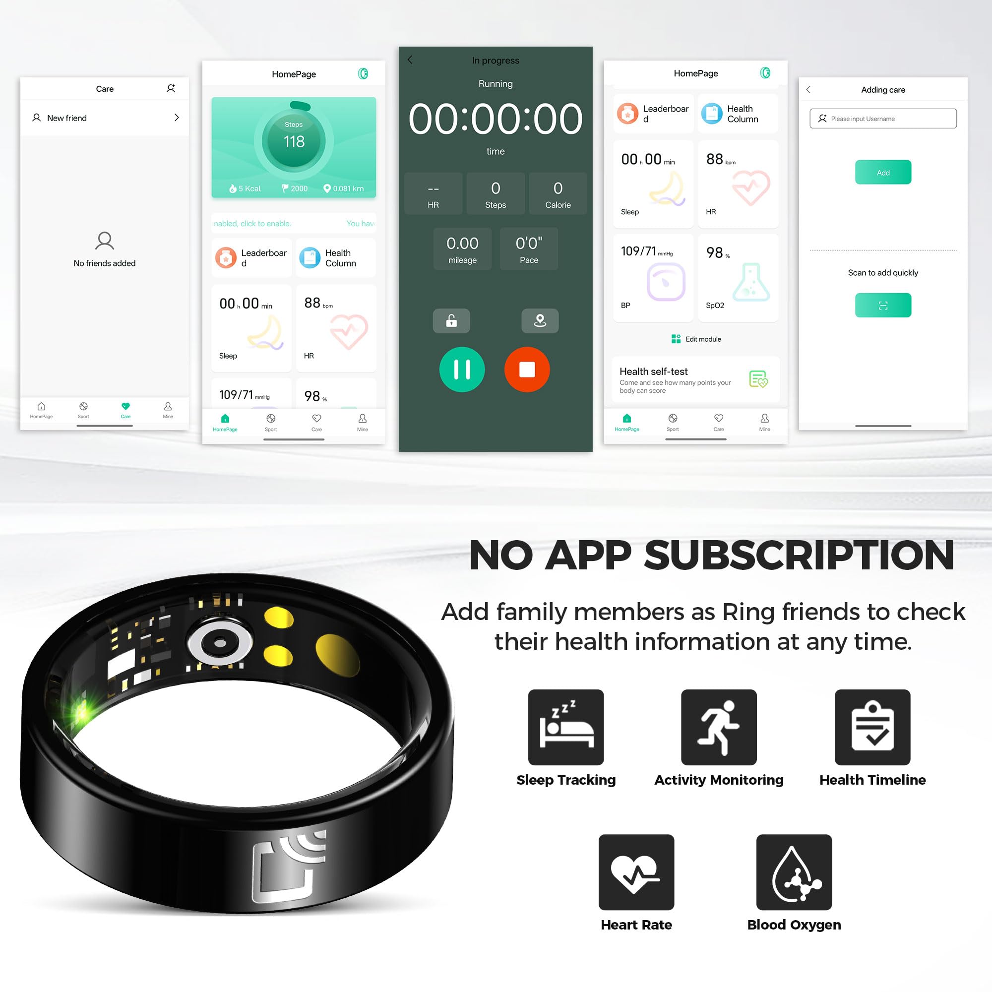 Sunorshop Fitness Tracker Band, Adjustable Replacement Accessories Classic Sport Strap for H95 Smart Watch