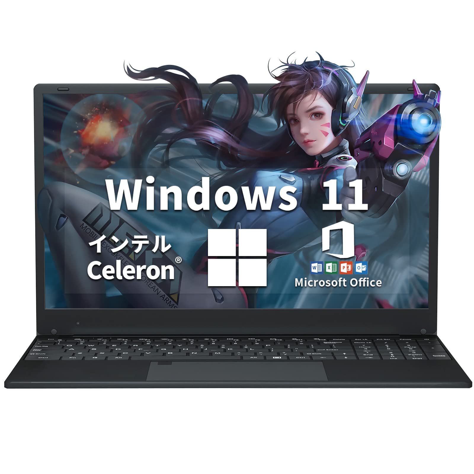 高速起動 HP 15-bs005TU ノートPC 新品SSD 240GB Celeron N3060 1.60