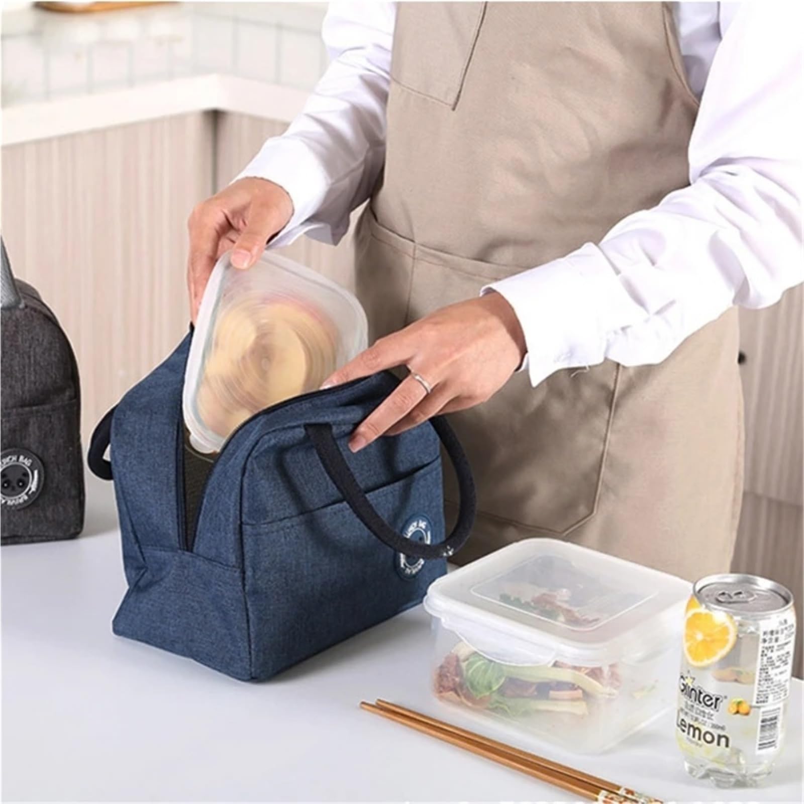 Bolsa Termica Bolsa de almuerzo térmica portátil pequeña 6 litros