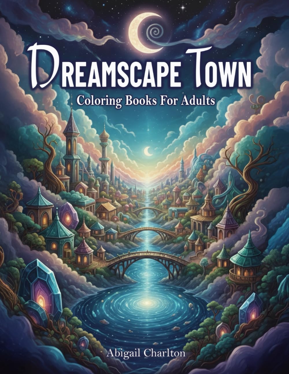 Dreamscape Town: Coloring Book For Adults With Whimsical Villages, Magical Small Town Scenes, And Dreamy City Landscapes