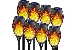 Kurifier Solar Lights Outdoor With Flickering Flame Effect
