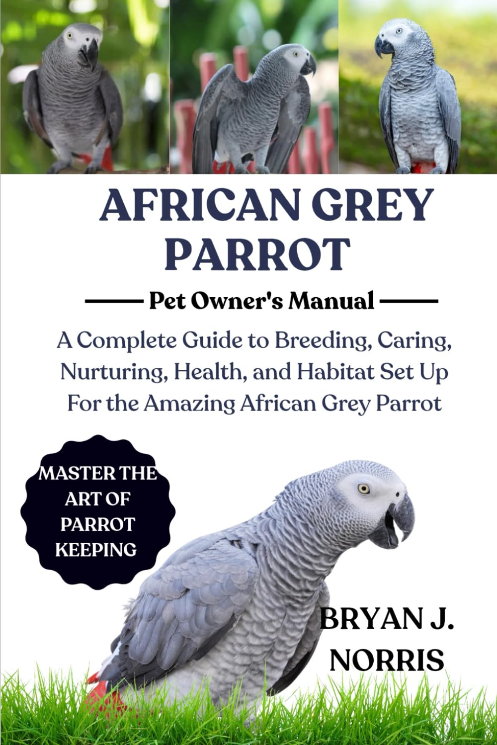 AFRICAN GREY PARROT CARE: A Complete Guide to Breeding, Caring, Nurturing, Health, and Habitat Set Up For the Amazing African Grey Parrot