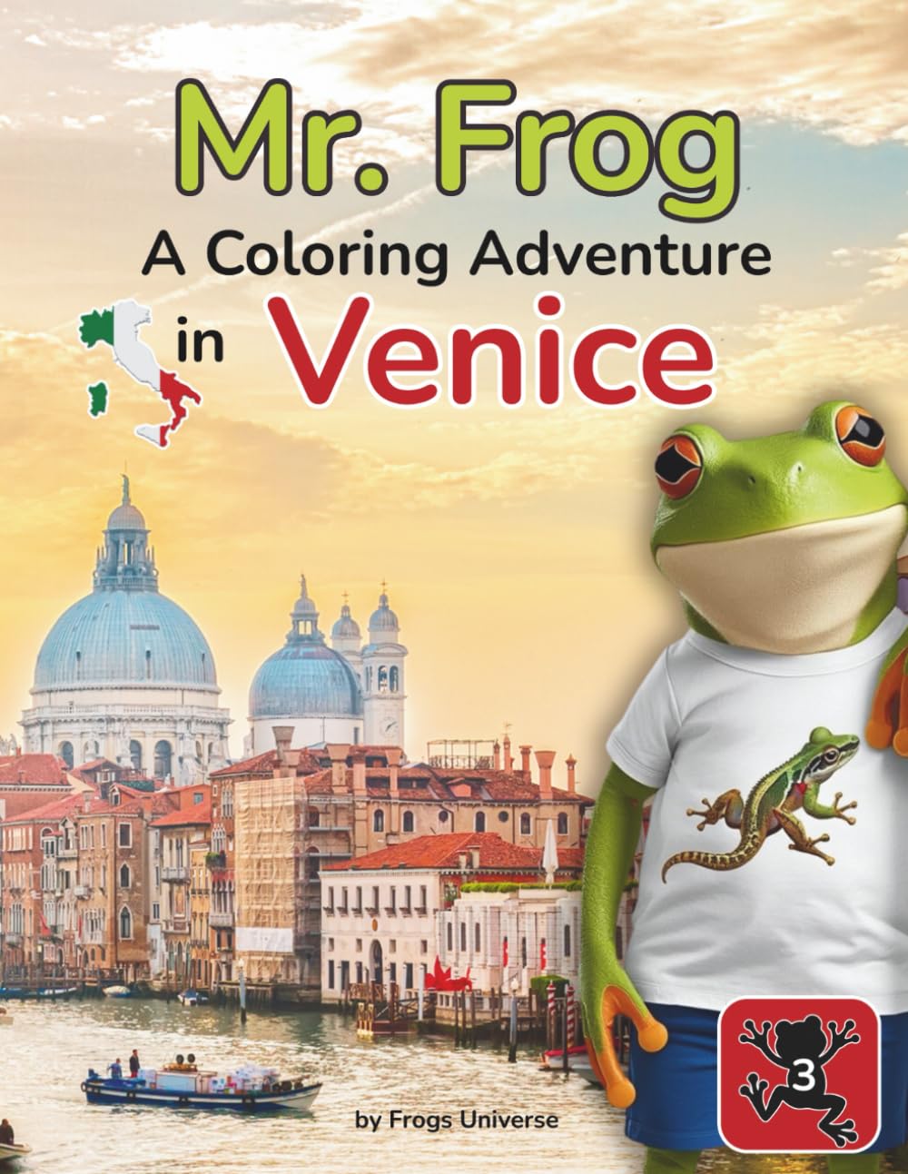 Mr. Frog: A Coloring Adventure in Venice