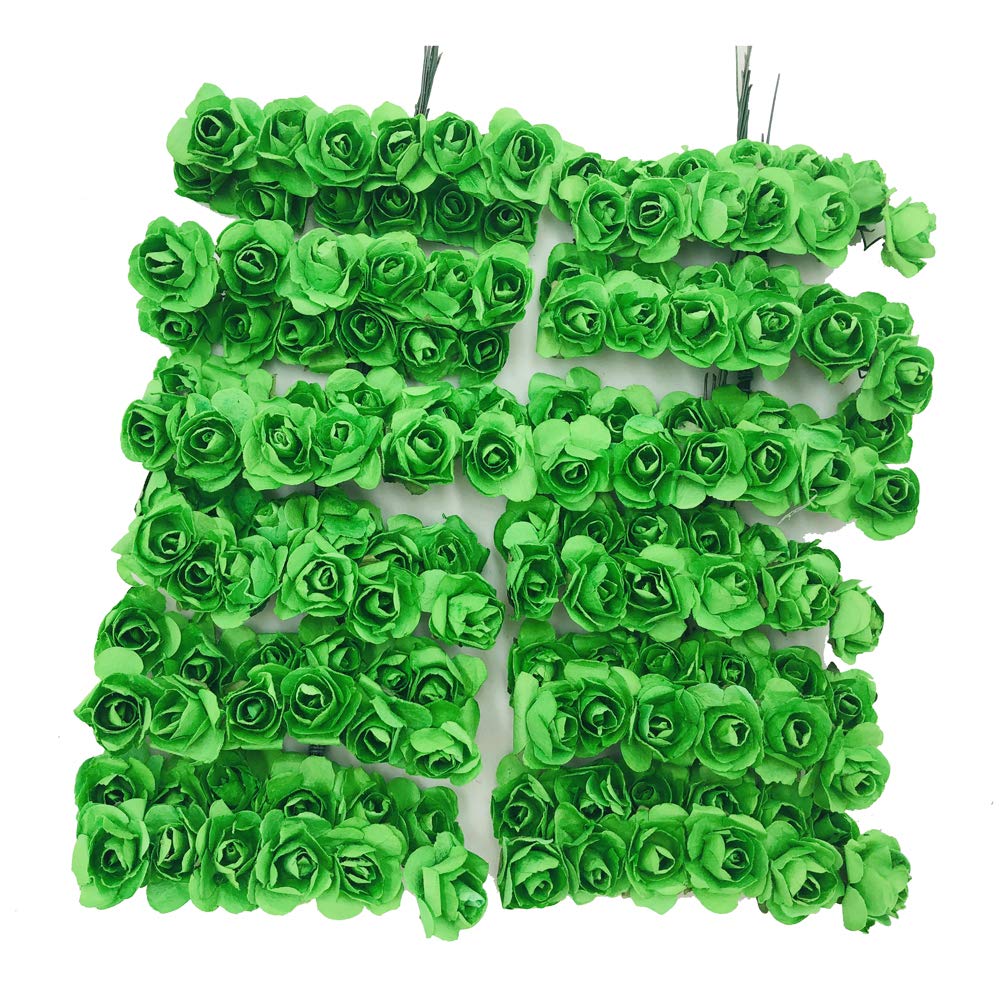Amazon.com: zorpia Mini Fake Rose Flower Heads 144pcs Mini Artificial ...