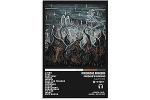 Freddie Dredd's Inferno Canvas Poster: Enhance Your Space with Art