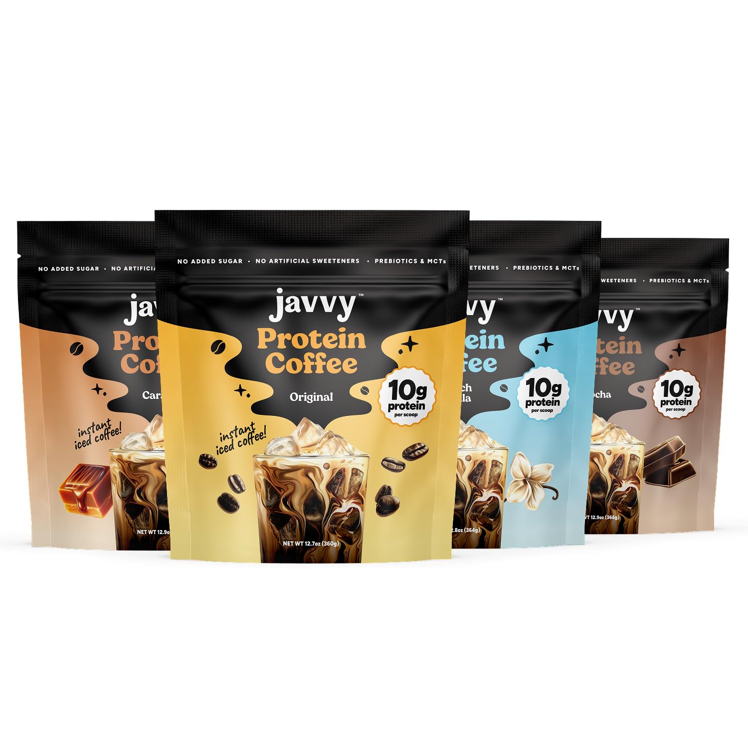 Javvy Protein Coffee for Cold Brew & Iced Coffee, French Vanilla V3 — view 11