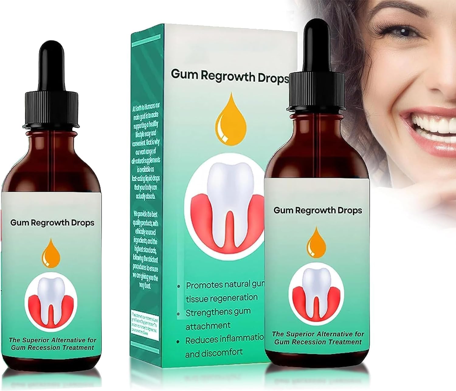 DentiZen Gum Regrowth Drops, DentiZen ZahnfleischNachwuchsTropfen