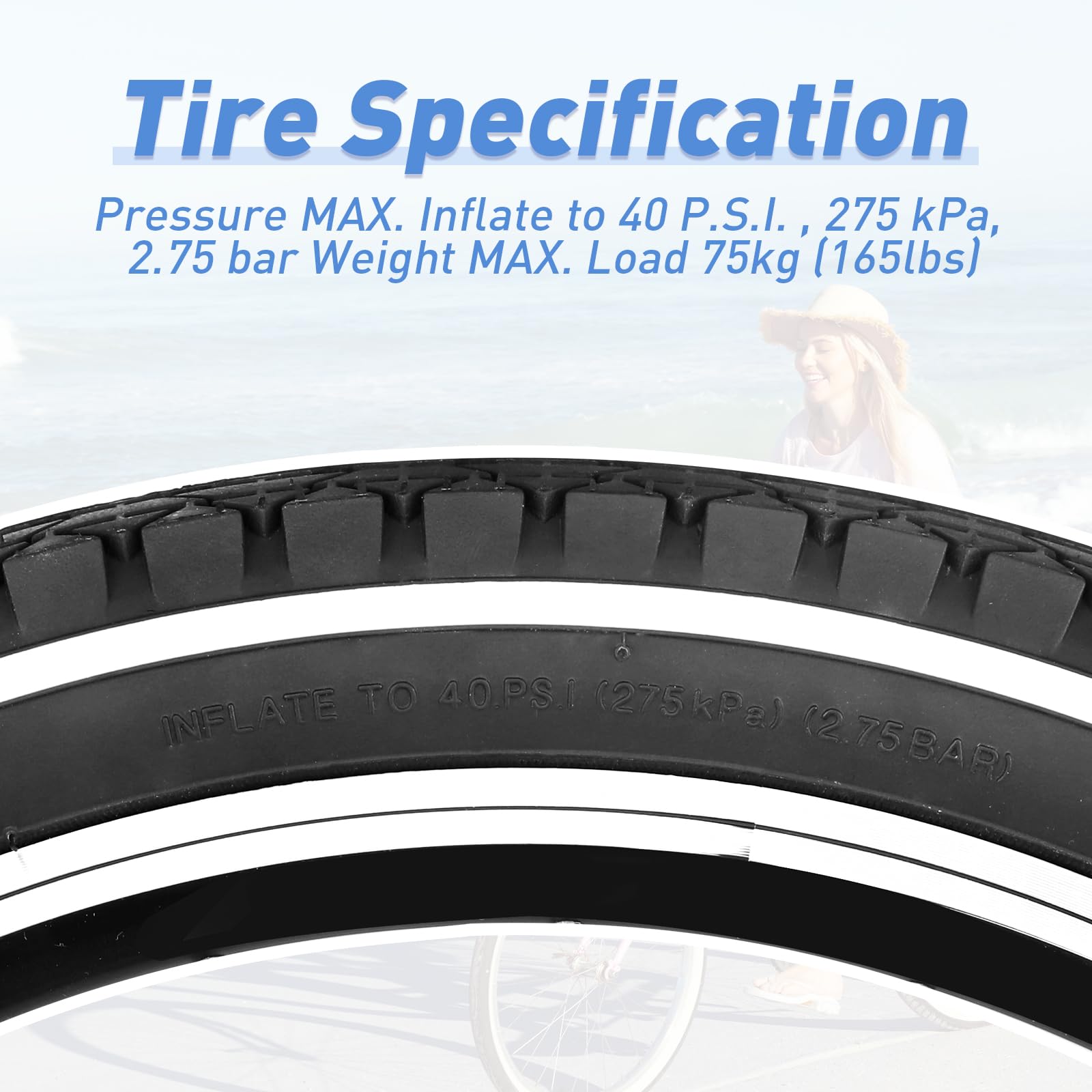 Bicycle Wheel Kids Bike Tyre Pressure Tract Jr 24