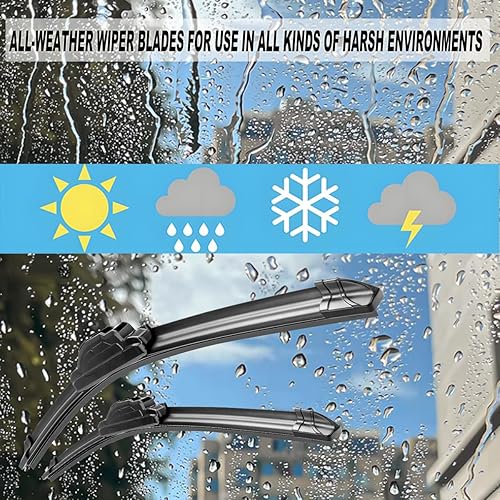 Miniatura 9 de Limpiaparabrisas delantero con calidad de equipo original, repuesto de fábrica para Toyota CHR 2016-2021 Subaru Impreza 2017-2021 26 + 16 pulgadas