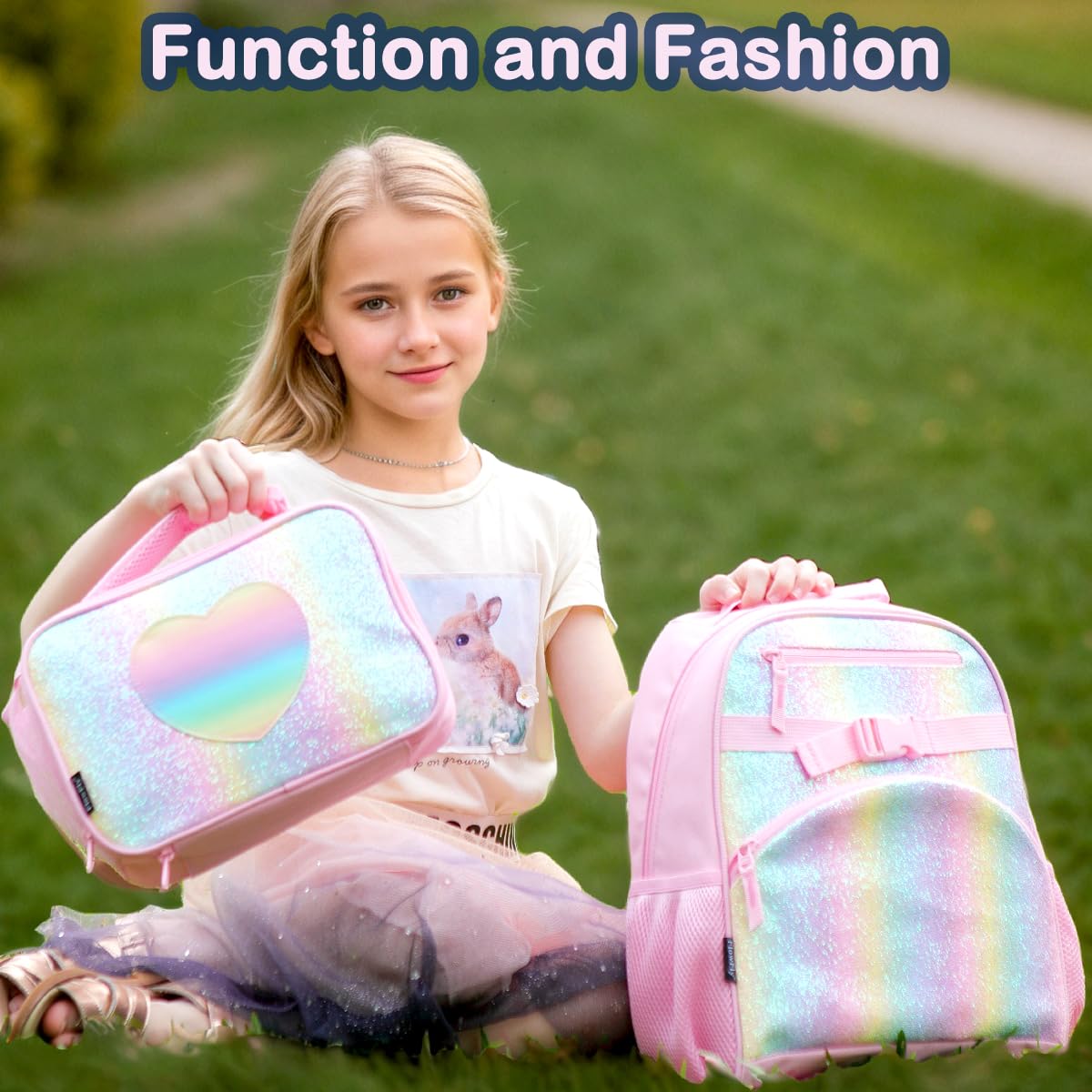 FlowFly Kinder-Rucksack für Jungen und Mädchen, einfache Büchertasche für Kita, Kindergarten, Schule, Reisen, kleine moderne Tasche