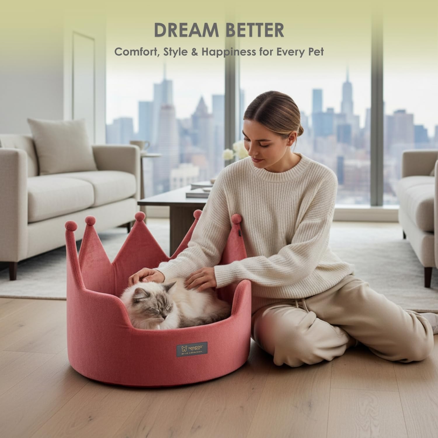 Amazon.com: NANDOG PET GEAR: Crown Beds